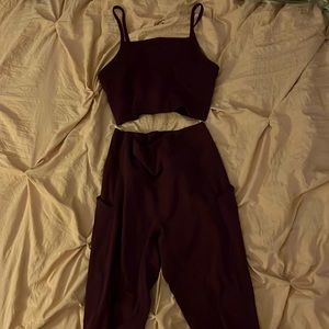 Fabletics Small Purple Full Athletic Outfit